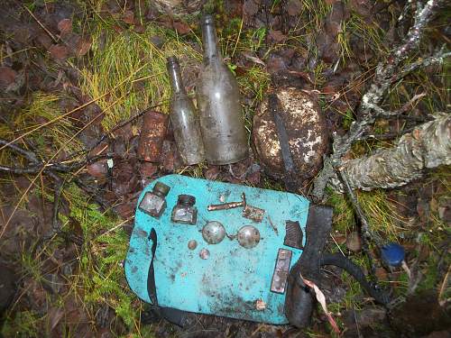 Traces of war in the Kola Peninsula.