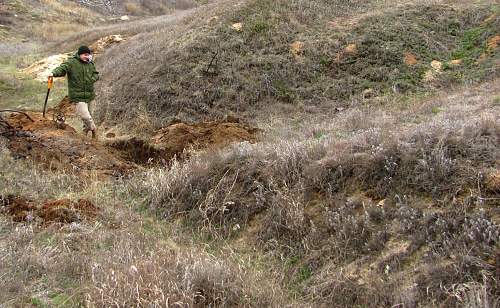 Stalingrad: digging near Gorodis&#1089;he &amp; Gumrak