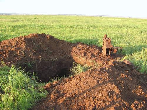 Stalingrad: digging near Gorodis&#1089;he &amp; Gumrak