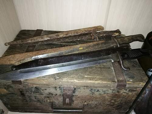 WWI Butcher bayonets with latest addition