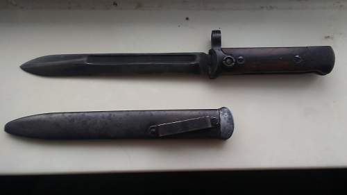 carcano m38 folding bayonet wont fold