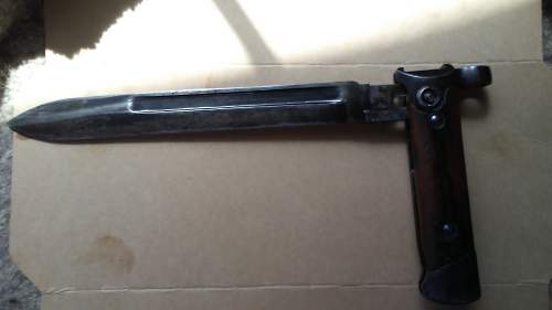 carcano m38 folding bayonet wont fold