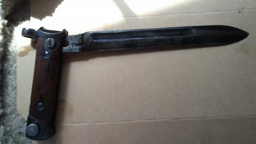 carcano m38 folding bayonet wont fold