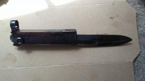 carcano m38 folding bayonet wont fold