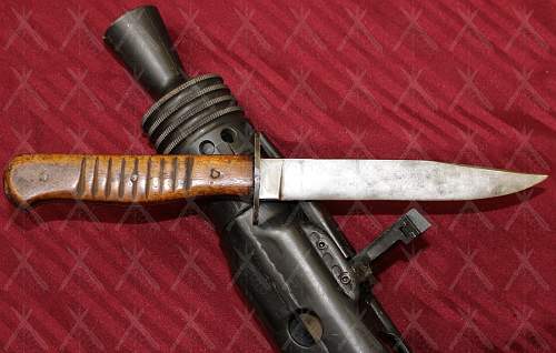 The same make/model of “Mr. Battle of the Bulge’s” private purchased German Trench Knife.