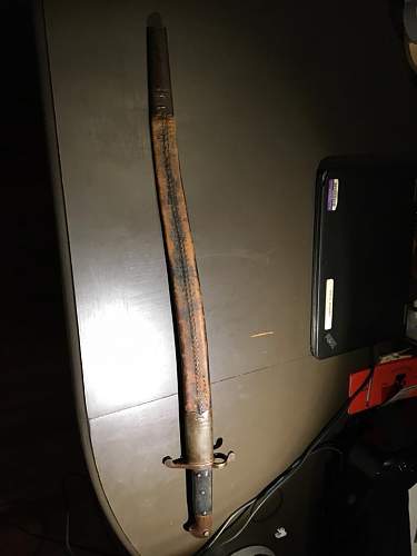 British P-1856 Yataghan Sword Bayonet, possible unit identification?