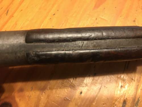 Czech VZ24 bayonet don’t know if it was issued by Germany