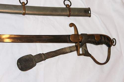 In identifying  sword