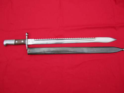 Swiss M1914 Pioneer Bayonet