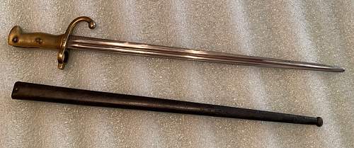 Bayonet for a school rifle