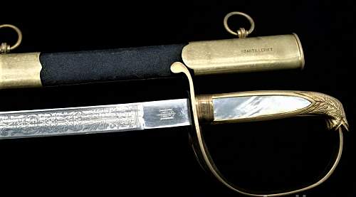 the sabre of a Danish naval officer!