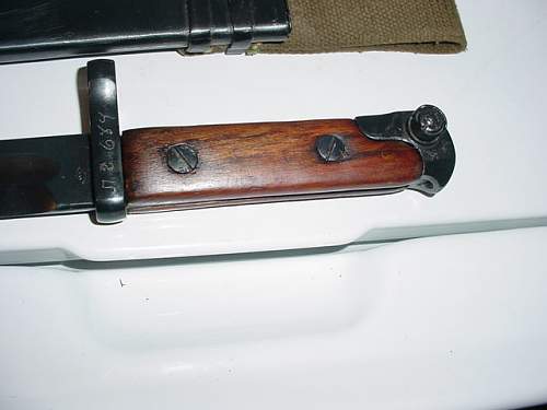 Russian semi auto SVT 40 bayonet