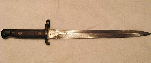 Canadian 1893 Bayonet for the Martini Metford Rifle