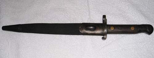 Canadian 1893 Bayonet for the Martini Metford Rifle