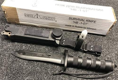 Russian Survival Knife &quot;HB-1-01&quot; &quot;civilian&quot;, or, &quot;public authority&quot; ?????