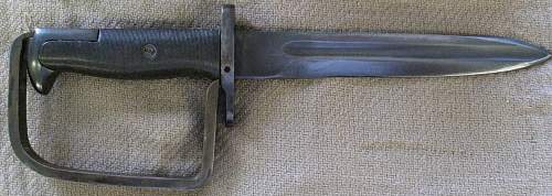 Two fighting knives origin unknown