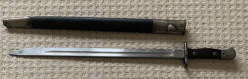 Wilkinson Pall Mall bayonet 1907 “unmarked”?