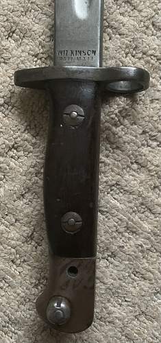 Wilkinson Pall Mall bayonet 1907 “unmarked”?