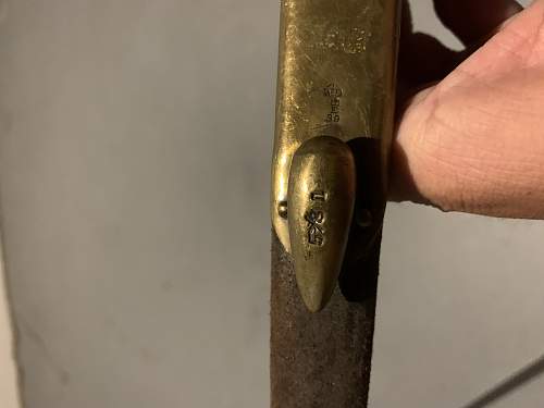 Martini Henry bayonet markings question