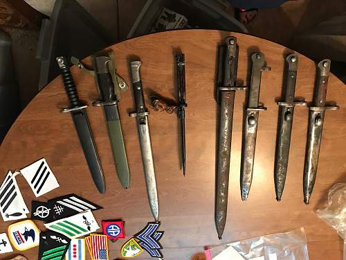 Some bayonets from an old house