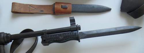 Yugo &quot;M 1956&quot; sub-machine gun bayonet