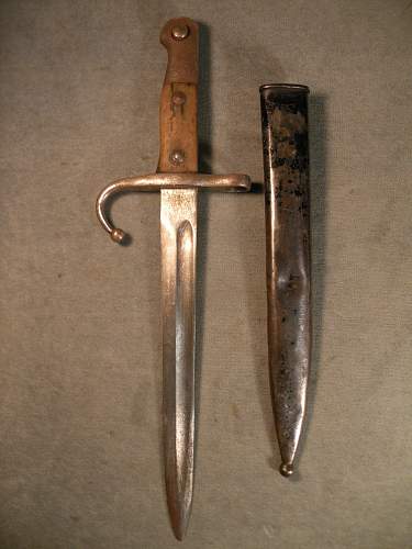 Model 1903 Turkish shortened bayonet, authentic and worth  price tag?