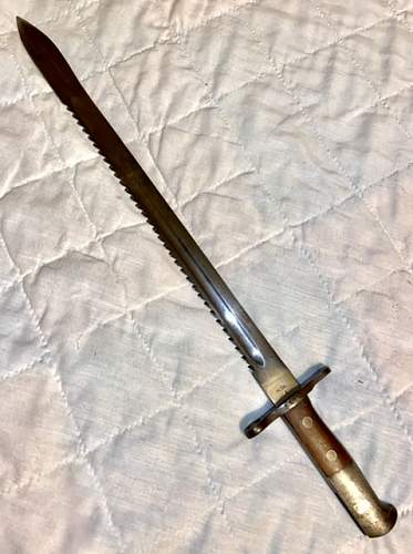 Possible very rare maker’s mark on Swiss M1914 Pioneer sawback bayonet?