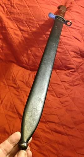 Possible very rare maker’s mark on Swiss M1914 Pioneer sawback bayonet?