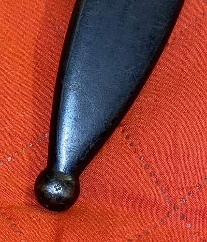 Possible very rare maker’s mark on Swiss M1914 Pioneer sawback bayonet?