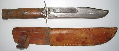 Mexican combat knife