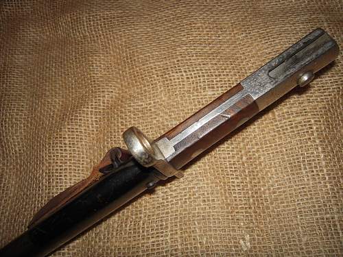 Possible very rare maker’s mark on Swiss M1914 Pioneer sawback bayonet?