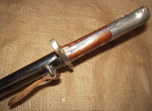 Possible very rare maker’s mark on Swiss M1914 Pioneer sawback bayonet?