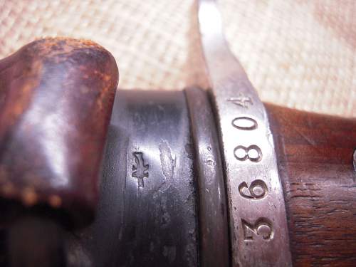 Possible very rare maker’s mark on Swiss M1914 Pioneer sawback bayonet?