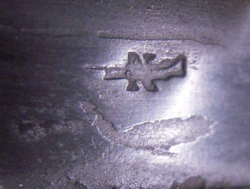 Possible very rare maker’s mark on Swiss M1914 Pioneer sawback bayonet?