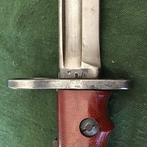 British No7 MkI Land Service Bayonet