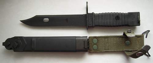 Nice piece of Dutch Manufacturing KCB-70 &quot;Stoner&quot; Bayonet