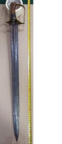 m/1815-20 Sweeden Sword bayonet  bayonet  to Jämtlands fältjägare repro or original?