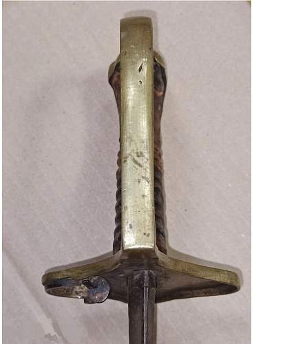 m/1815-20 Sweeden Sword bayonet  bayonet  to Jämtlands fältjägare repro or original?