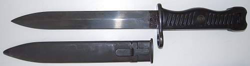 Yugo &quot;M 1956&quot; sub-machine gun bayonet