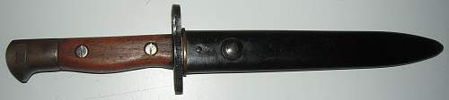 bayonet id no.4  unmarked British (?) bayonet