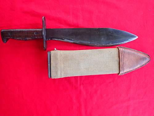 US M1917 Bolo Knife Example