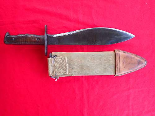 US M1917 Bolo Knife Example