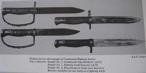 Need help with this . Aussie bayonet and fighting knife combination