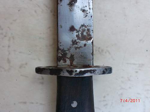 German trench knife