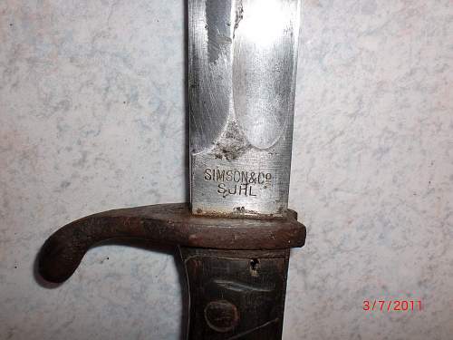 Butcher bayonet