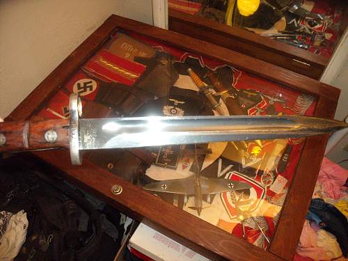 Mauser Bayonet marked 44