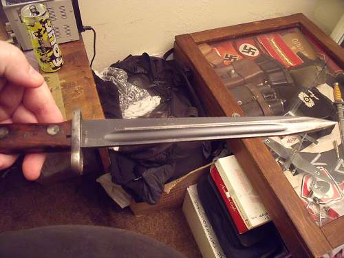 Mauser Bayonet marked 44