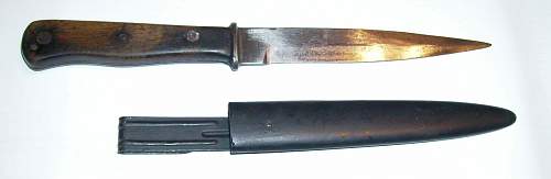 German interesting  fighting knife.