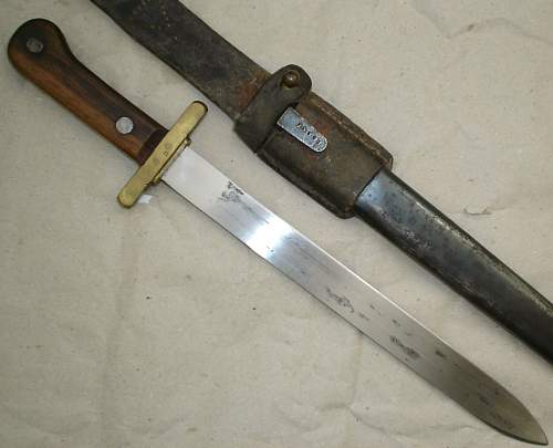 Serb fascine knife