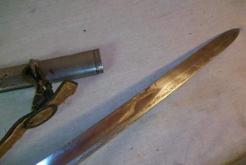 Old wwii officers sword